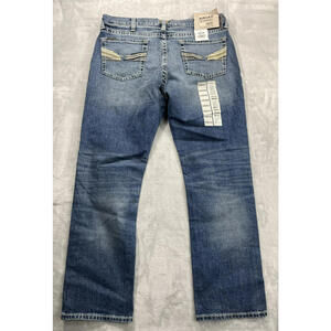 Ariat M8 Jeans Men's 38x30 Blue Dakota Modern Slim Leg Stretch Western New